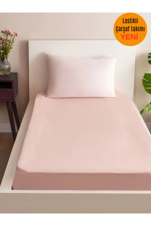 Lastikli Çift Kişilik Çarşaf Seti Yastık Kılıfı Dahil Paket Ty415565655
