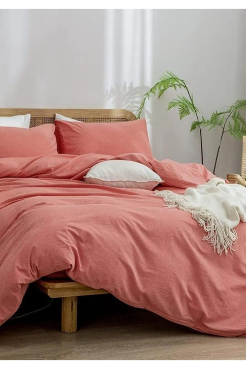 Sheri Basic Tek Kişilik 1 Adet Nevresim (Yorgan Kılıfı) 160 Cm X 220 Cm, Malzeme: %100 Pamuk.