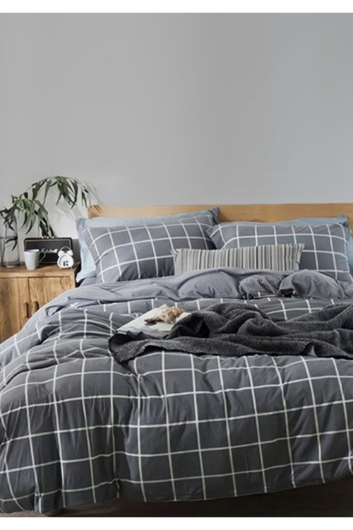 Sheri Basic Tek Kişilik 1 Adet Nevresim (Yorgan Kılıfı) 160 Cm X 220 Cm, Malzeme: %100 Pamuk.