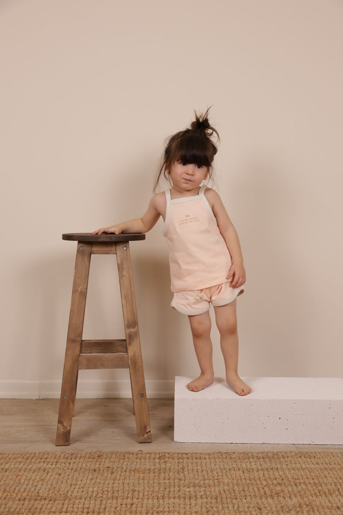 Ohlalakoala Pudra Askılı Şortlu Takım 4-5 Yaş