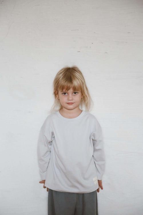 Ohlalakoala Gri Basic Uzun Kollu T-Shirt 6-12 Ay