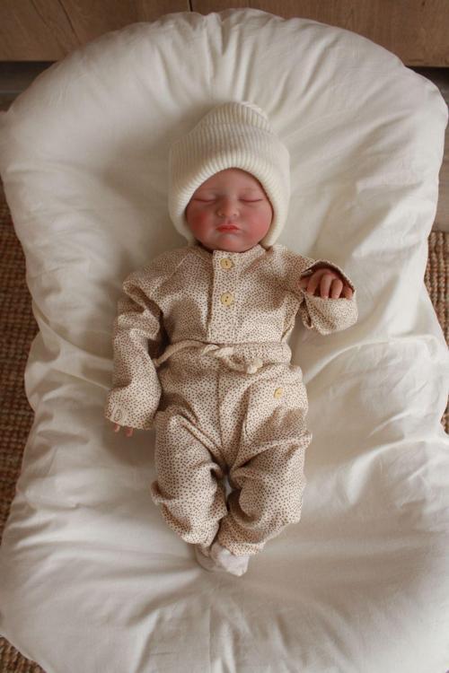Ohlalakoala Taş Unisex Cepli Omuz Patlı Alt Üst Takım 6-9 Ay