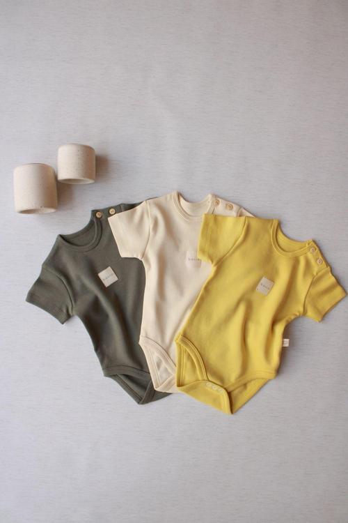 Ohlalakoala 3Lü Basic Kısa Kollu Çıt Çıtlı Body Zıbın Model 8 6-9 Ay