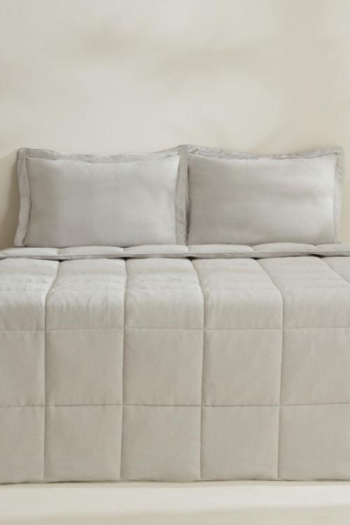 Benji Çift Kişilik Modal Comfort Set Açık Gri