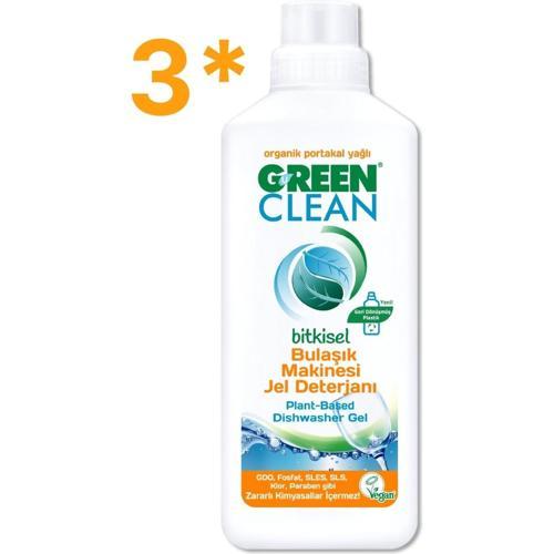 Bitkisel Portakal Yağlı Bulaşık Makinesi Jel Deterjan 1000 Ml Set*3