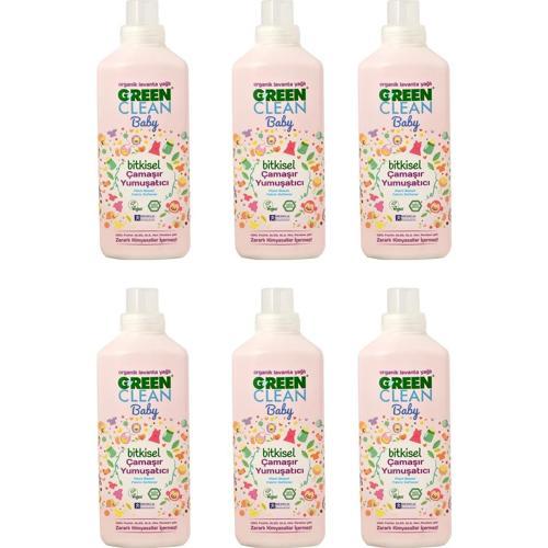 Organik Lavanta Yağlı Baby Çamaşır Yumuşatıcısı 1000 ml 6'lı Set