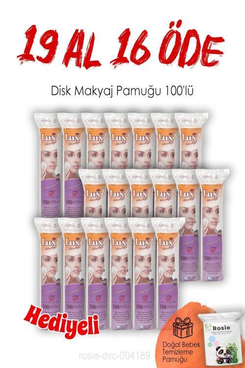 19 AL 16 ÖDE Lux Disk Makyaj Pamuğu 100'lü ve ROSIE