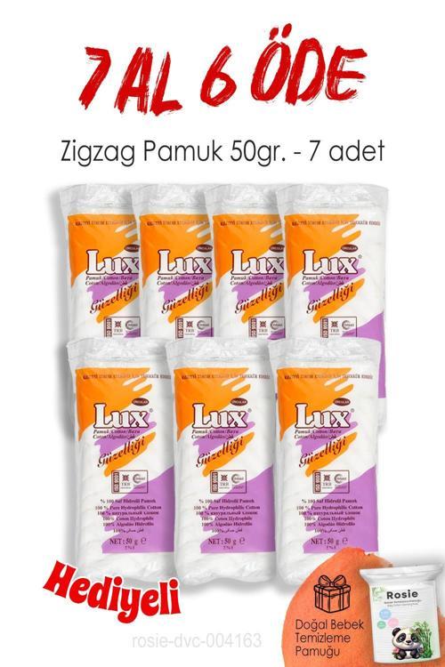 Zigzag Pamuk 50gr. 7 AL 6 ÖDE ve ROSIE