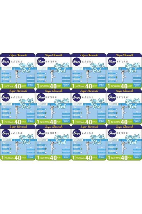 Natural Günlük Ped Normal 40'Lı X 12 (480 Adet)