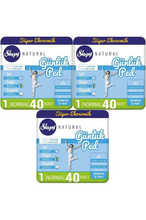 Natural Günlük Ped Normal 40X3 120 Adet