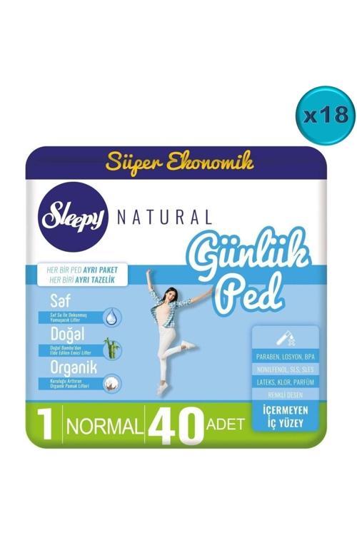 Natural Günlük Ped Normal 720 Adet Süper Ekonomik
