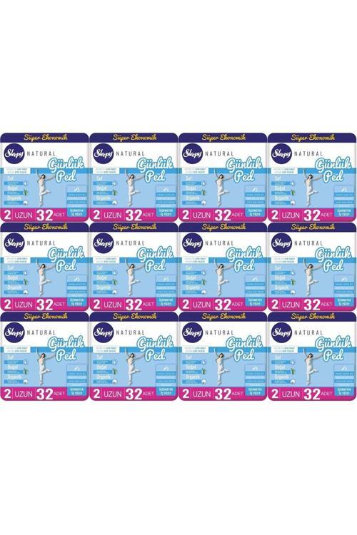Natural Günlük Ped Uzun 32'li X 12 (384 Adet)