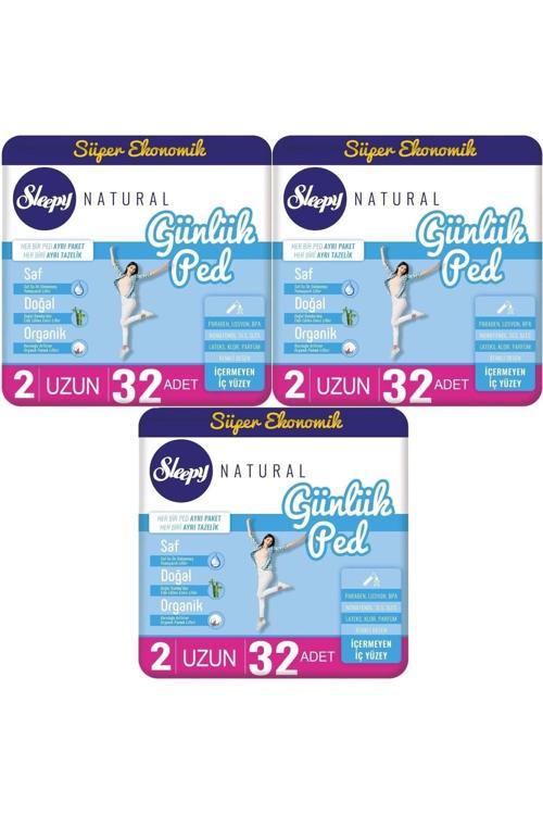 Natural Günlük Ped Uzun 96 Adet Süper Ekonomik