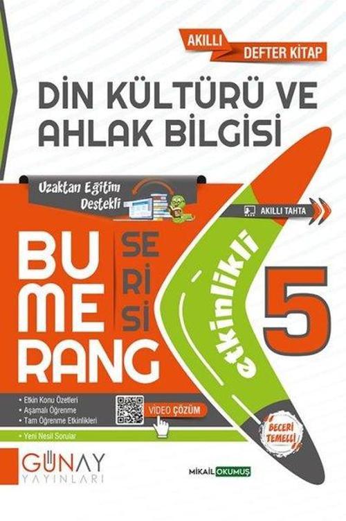 5. Sınıf Bumerang Etkinlikli  Din Kültürü Ve Ahlak Bilgisi