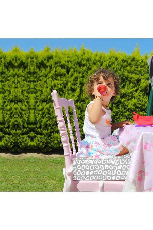 Sandalye Yükseltici Minder Balık Desen - Sarı