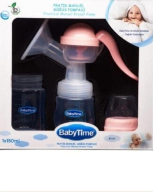 Baby Time Pratik Manuel Göğüs Pompası Pembe