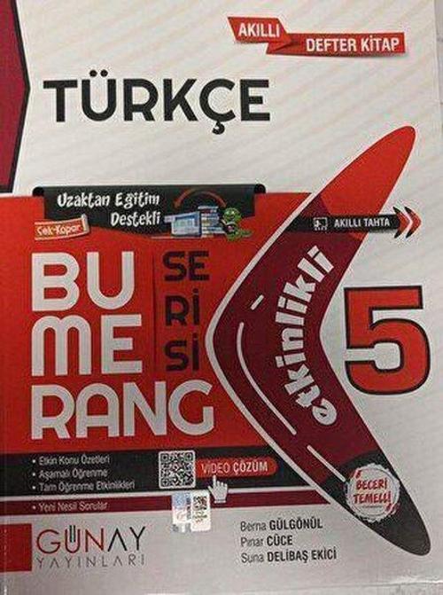 5.Sınıf Bumerang Etkinlikli Türkçe