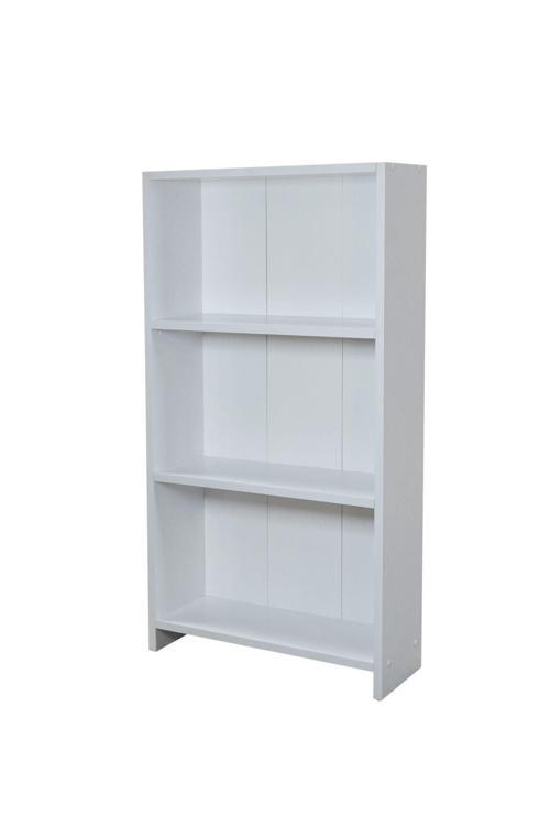 3 Raflı Kitaplık / 3 Gözlü Kitaplık - Beyaz 56x20x108 cm