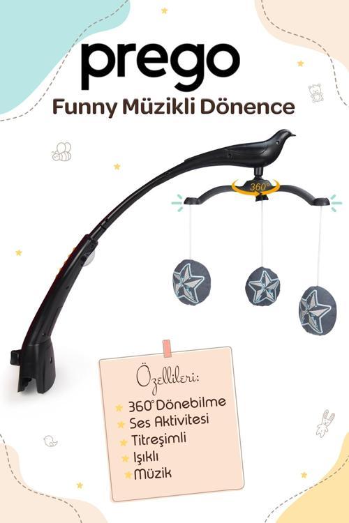 Funny Titreşimli Müzikli Işıklı Oyun Parkı Park Yatak Dönencesi