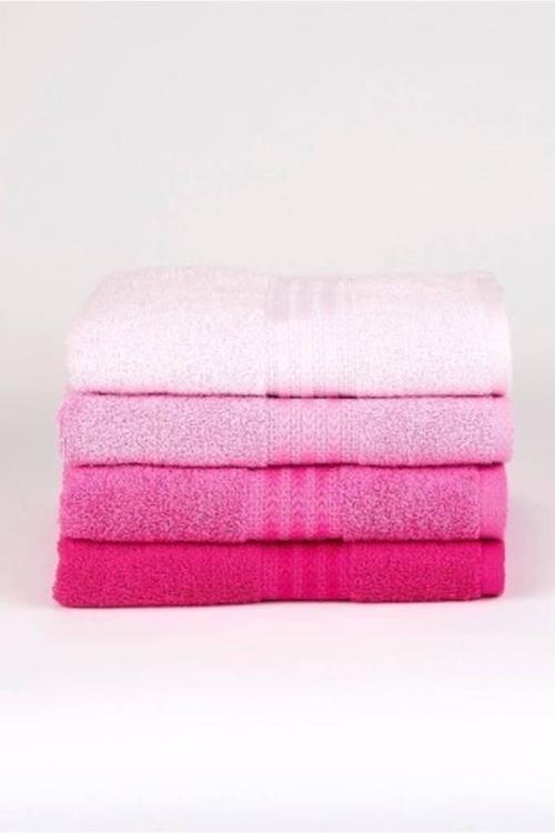 Rainbow 4´lü Havlu Seti Pembe