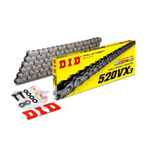 Dıd Çelik Zincir Vx3 520-110l Bajaj Ktm Duke 200 Rc 200 Xt Z 660 Tenere Pulsar Ns200 Rs 200 Bmw F 65