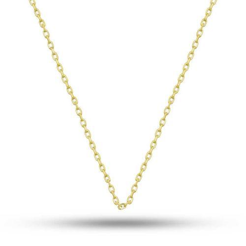 Gümüş Gold 0.30 Mikron 45 Cm Forse Kadın Zincir SL2563