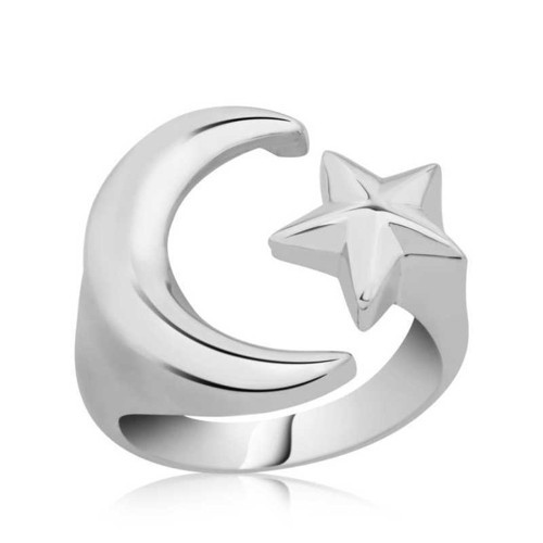 Gümüş Ay Yıldız Yüzük SL2686