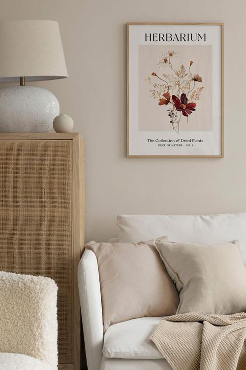 Tek Parça Ahşap Çerçeveli Poster Tablo