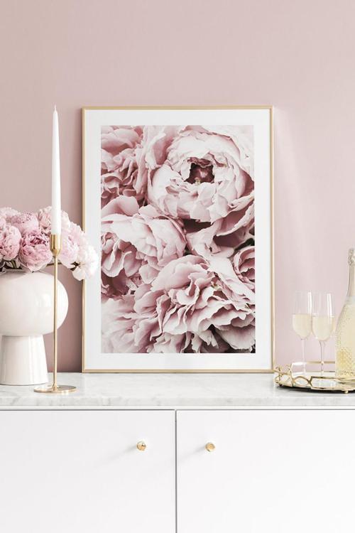 Tek Parça Ahşap Çerçeveli Poster Tablo