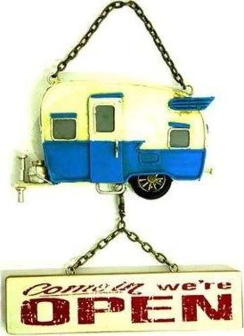 Dekoratif Metal Kapı Yazısı Karavan C0213