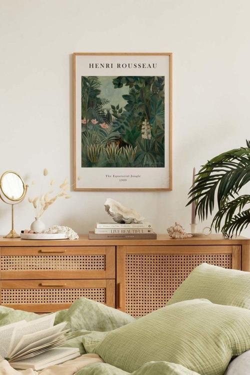 Tek Parça Ahşap Çerçeveli Poster Tablo