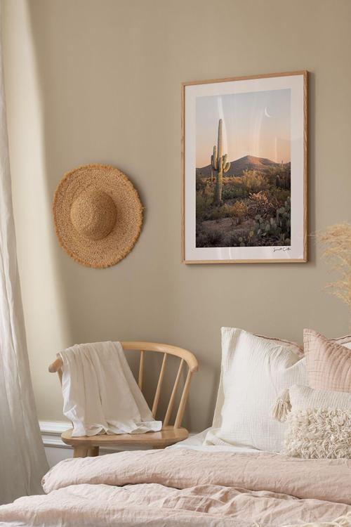 Tek Parça Ahşap Çerçeveli Poster Tablo