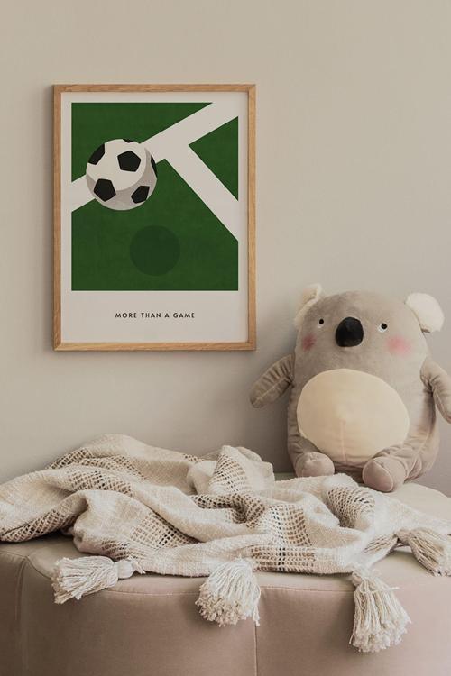 Tek Parça Ahşap Çerçeveli Poster Tablo