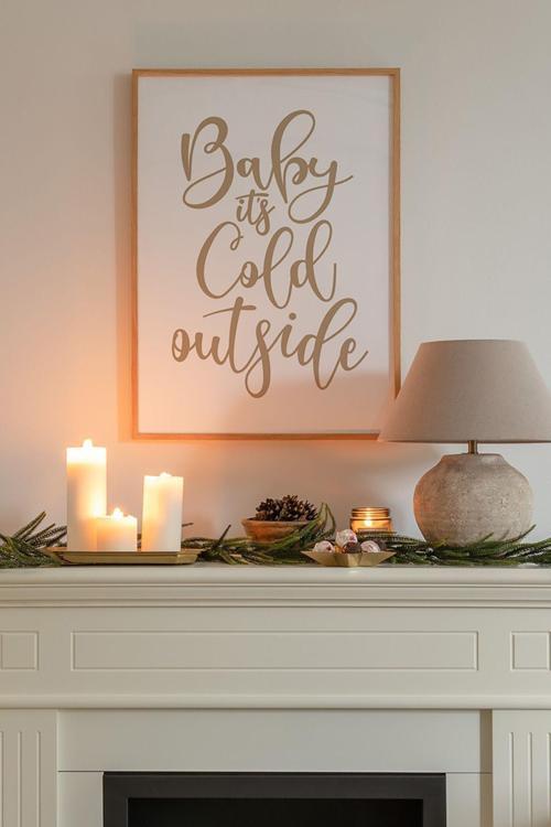 Tek Parça Ahşap Çerçeveli Poster Tablo