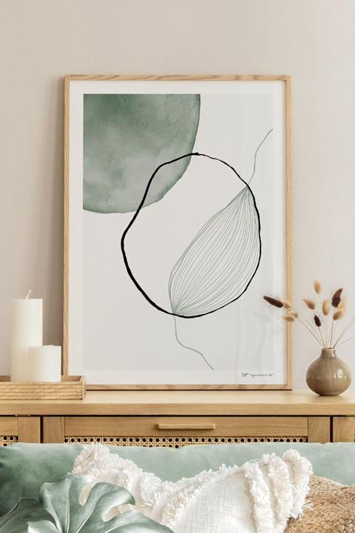 Tek Parça Çerçeve Görünümlü Mdf Tablo