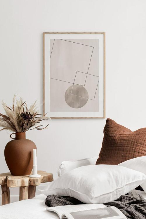 Tek Parça Çerçeve Görünümlü Mdf Tablo