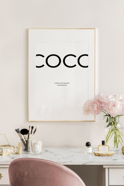 Tek Parça Ahşap Çerçeveli Poster Tablo