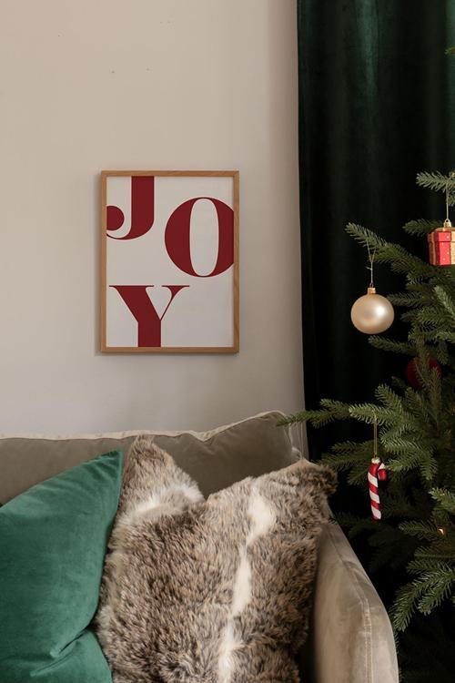 Tek Parça Ahşap Çerçeveli Poster Tablo