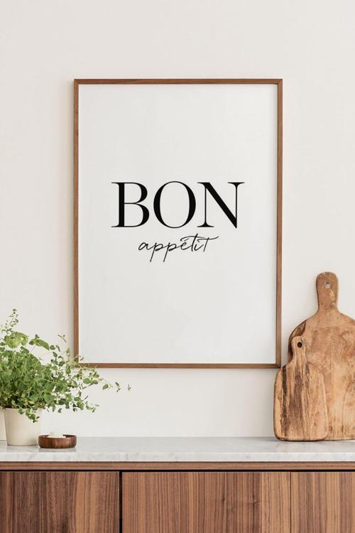 Tek Parça Ahşap Çerçeveli Poster Tablo