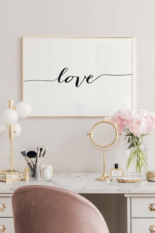 Tek Parça Ahşap Çerçeveli Poster Tablo