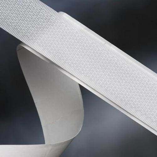 2 cm, 25 metre, Arkası Güçlü Yapışkanlı Cırt Cırtlı Bant Şerit (Beyaz)