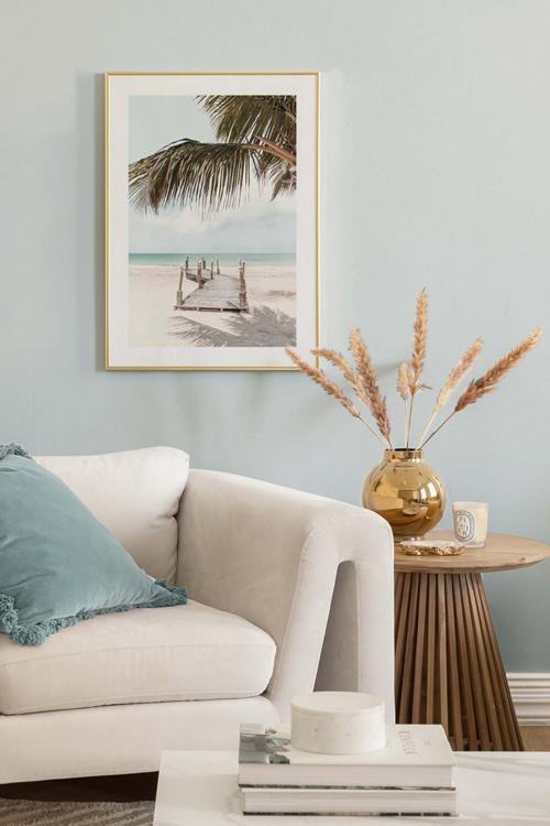 Tek Parça Ahşap Çerçeveli Poster Tablo