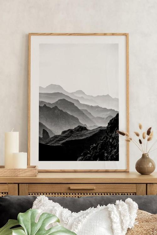 Tek Parça Çerçeve Görünümlü Mdf Tablo