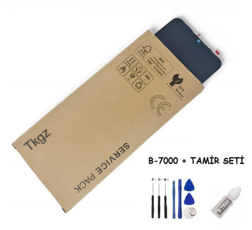 General Mobile GM 20 PRO Lcd Ekran Dokunmatik SERVİCE PACK + B-7000 + TAMİR SETİ