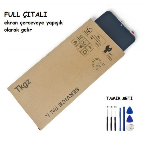 Oppo A15 Lcd Ekran Dokunmatik SERVİCE PACK - FULL ÇITALI + TAMİR SETİ