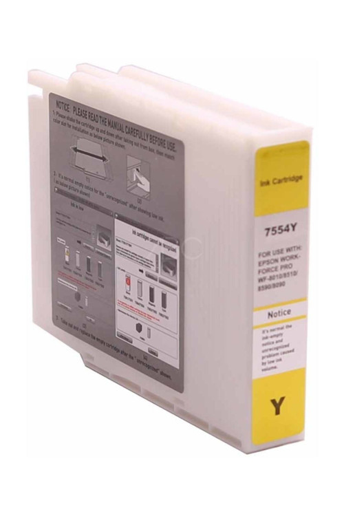 Prıntpen Epson T7554 Workforce Pro Wf 8010 8090 8510 8590 C13T755440 Sarı Kartuş
