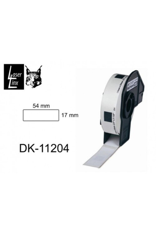 Brother P Touch Dk Serisi Dk11204 400 Adet Rulo 17Mm 54Mm Muadil