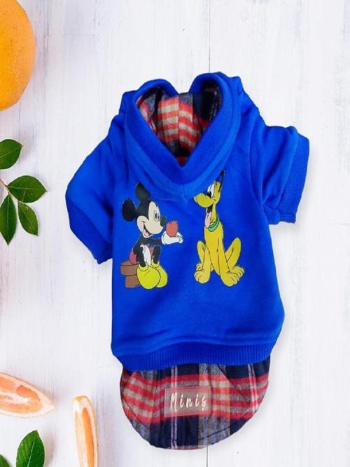 GÖMLEK DETAYLI KAPÜŞONLU SWEAT