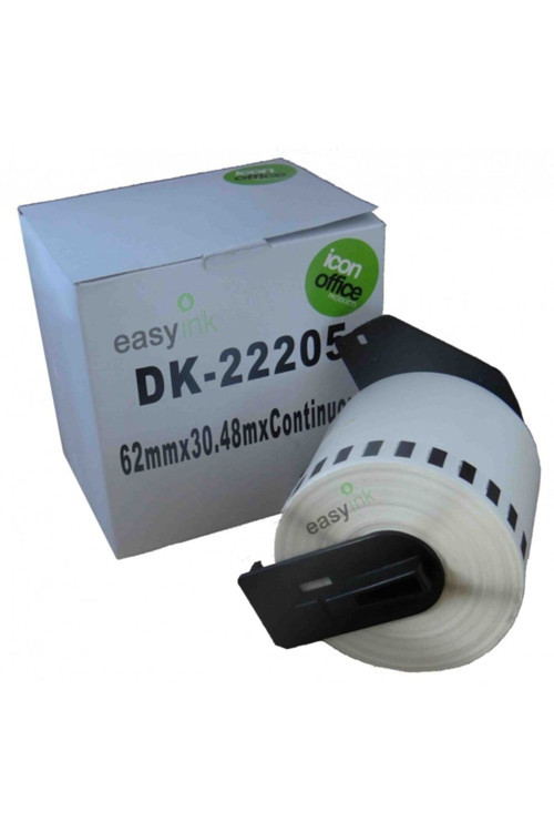 Prıntpen Brother P Touch Dk Serisi Dk22205 Sürekli Etiket 62Mm 30 48M