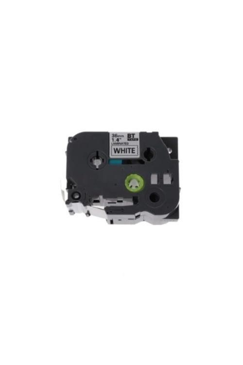 Brother Ptouch Tz Tape 36Tfx261 Beyaz Etik.Siy.Güçlü Yap.36Mmx8M
